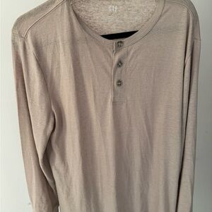 GAP Women’s Beige Henley Shirt